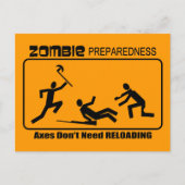 Carte Postale Conception de rechargement de haches pour la prépa (Devant)