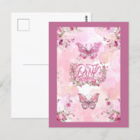 Conception de ruban de fleur de conscience rose d'