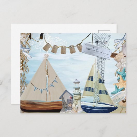 Carte Postale Conception de série nautique 4 (Devant / Derrière)