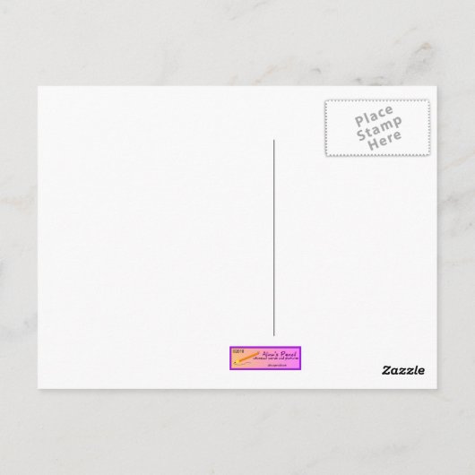 Carte Postale Conception de silhouette de danse de danse (Dos)