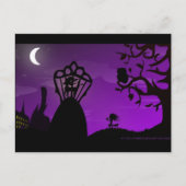 Carte postale - Conception de silhouette Unicorne  (Devant)