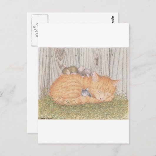 Carte Postale Conception de souris - (Devant / Derrière)