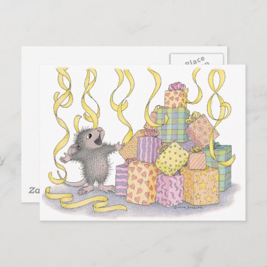 Carte Postale Conception de souris - (Devant / Derrière)