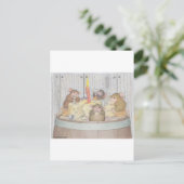 Carte Postale Conception de souris - (Debout devant)
