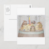 Carte Postale Conception de souris - (Devant / Derrière)