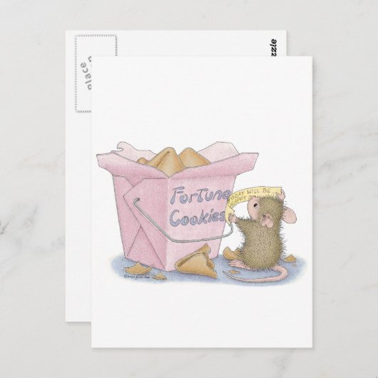 Carte Postale Conception de souris - (Devant / Derrière)