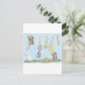 Carte Postale Conception de souris maison® (Debout devant)