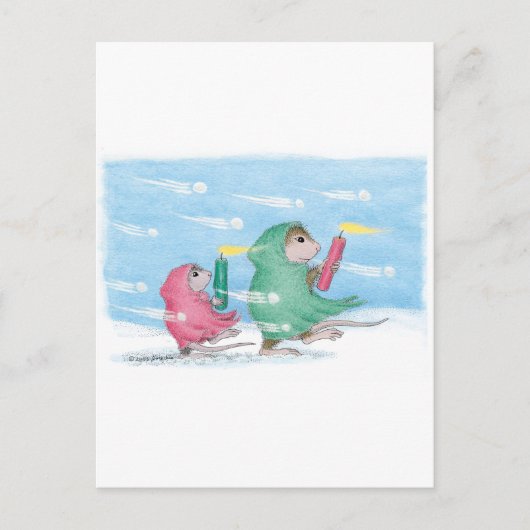 Carte Postale Conception de souris maison® (Devant)