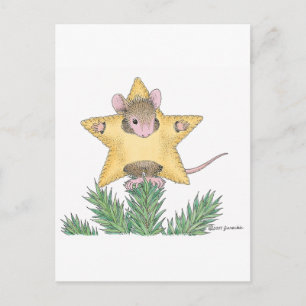 Carte Postale Conception de souris maison®