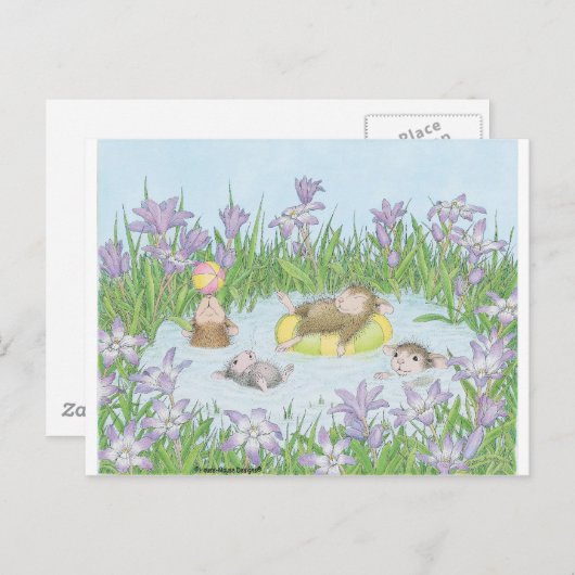 Carte Postale Conception de souris maison® (Devant / Derrière)