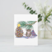 Carte Postale Conception de souris maison® (Debout devant)