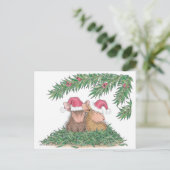 Carte Postale Conception de souris maison® (Debout devant)