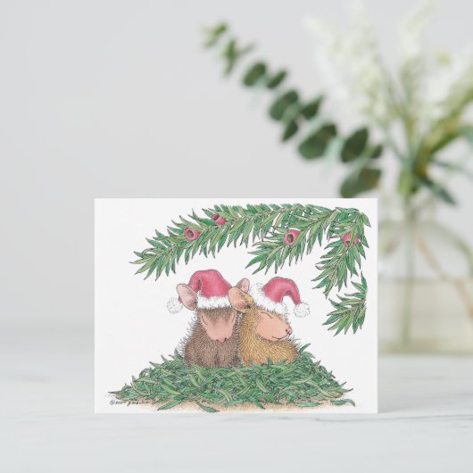 Carte Postale Conception de souris maison® (Debout devant)