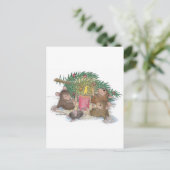 Carte Postale Conception de souris maison® (Debout devant)