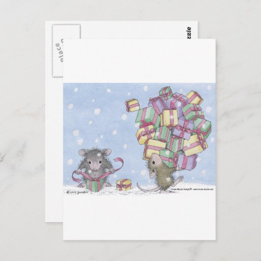 Carte Postale Conception de souris maison® (Devant / Derrière)