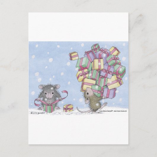 Carte Postale Conception de souris maison® (Devant)