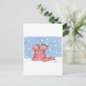 Carte Postale Conception de souris maison® (Debout devant)