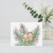 Carte Postale Conception de souris maison® (Debout devant)