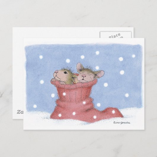 Carte Postale Conception de souris maison® (Devant / Derrière)