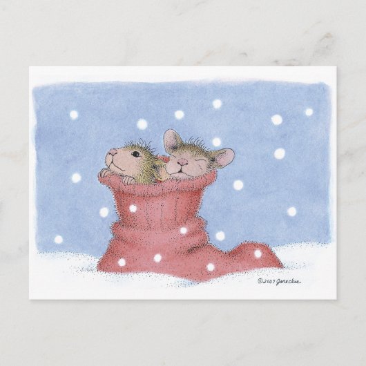 Carte Postale Conception de souris maison® (Devant)