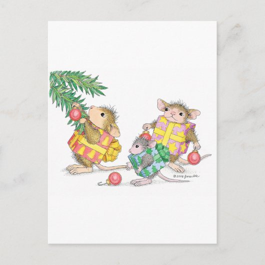 Carte Postale Conception de souris maison® (Devant)