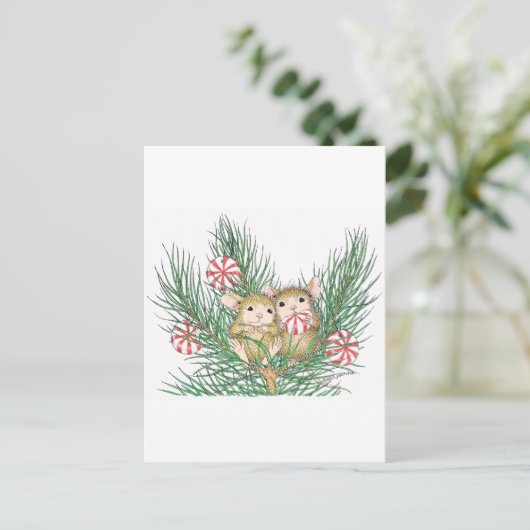 Carte Postale Conception de souris maison® (Debout devant)