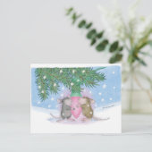 Carte Postale Conception de souris maison® (Debout devant)