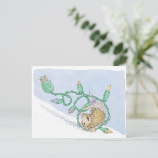 Carte Postale Conception de souris maison® (Debout devant)