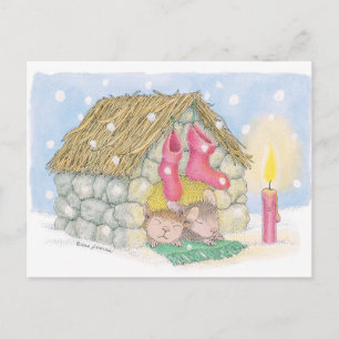 Carte Postale Conception de souris maison®