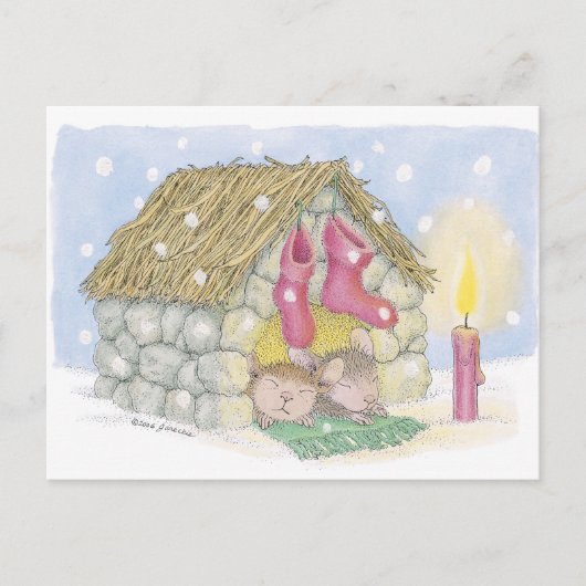 Carte Postale Conception de souris maison® (Devant)