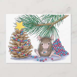 Carte Postale Conception de souris maison®