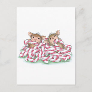 Carte Postale Conception de souris maison®
