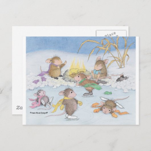 Carte Postale Conception de souris maison® (Devant / Derrière)