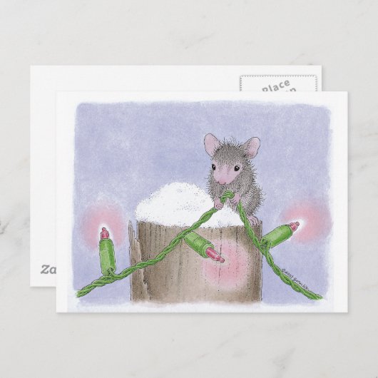 Carte Postale Conception de souris maison® (Devant / Derrière)