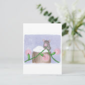 Carte Postale Conception de souris maison® (Debout devant)