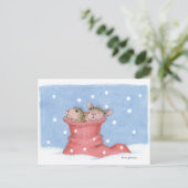 Carte Postale Conception de souris maison® (Debout devant)