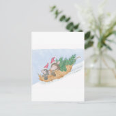 Carte Postale Conception de souris maison® (Debout devant)