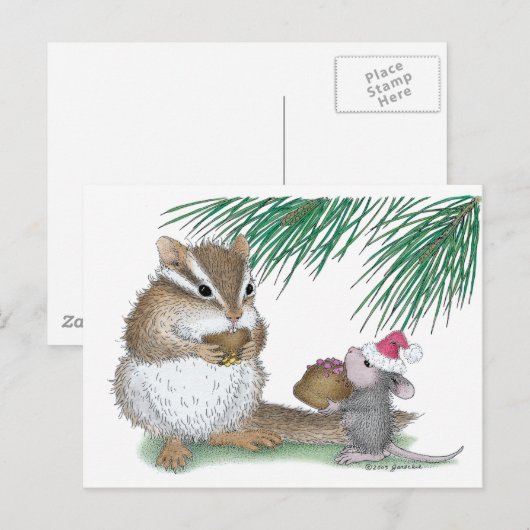 Carte Postale Conception de souris maison® (Devant / Derrière)