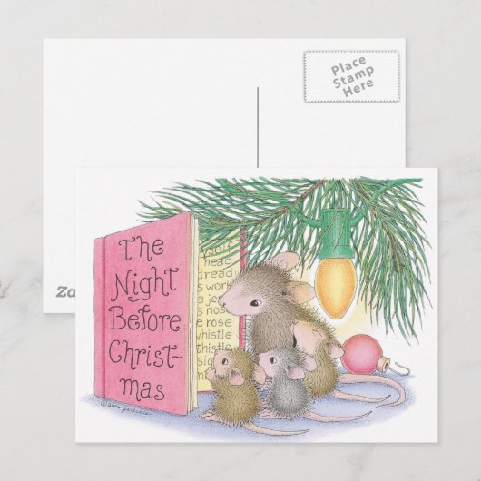 Carte Postale Conception de souris maison® (Devant / Derrière)