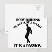 Carte Postale Conception de sport (Devant / Derrière)