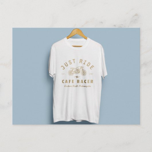 Carte Postale conception de t-shirt avec un beau logo (Devant)
