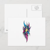 Carte Postale Conception de tatouage Star Tails (Devant / Derrière)