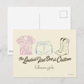 Carte Postale Conception de tenue de Lorelai Chilton de Gilmore  (Devant / Derrière)