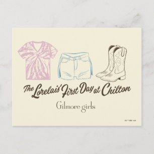Carte Postale Conception de tenue de Lorelai Chilton de Gilmore 