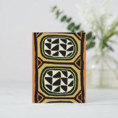 Carte Postale Conception de textile Kuba africain (Debout devant)