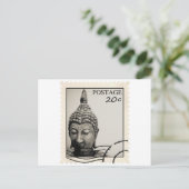 Carte Postale Conception de timbre-poste de Bouddha (Debout devant)