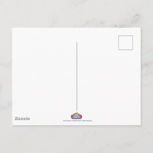 Carte Postale Conception des amis du Dino Ranch (Dos)