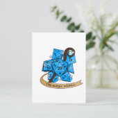 Carte Postale Conception des dés de sorcier (Debout devant)