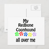 Carte Postale Conception des marches de la colonne de Redbone (Devant / Derrière)