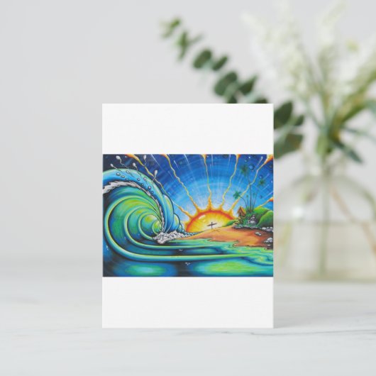 Carte Postale Conception des surfers (Debout devant)